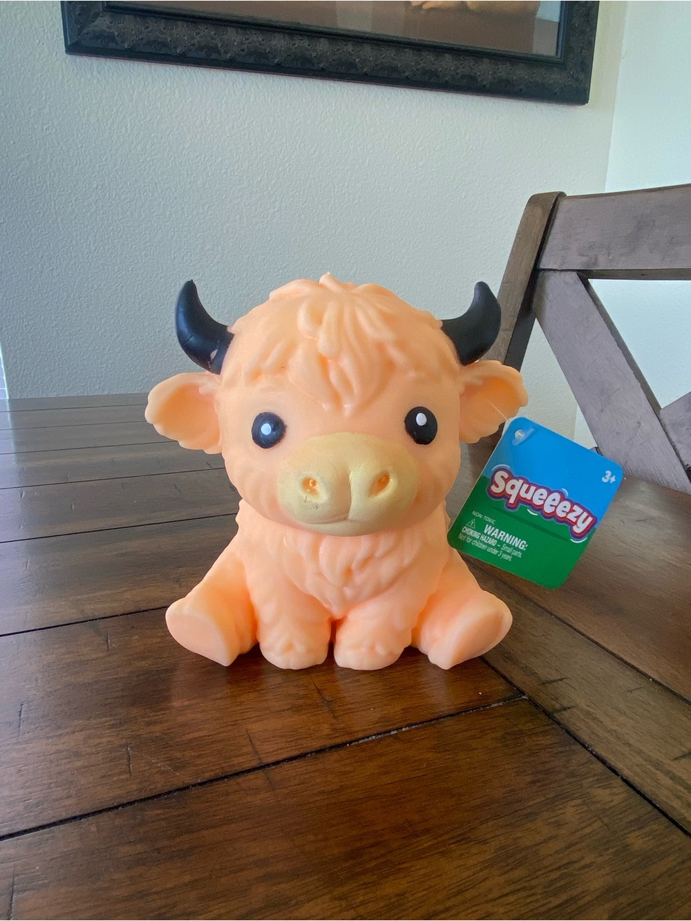 Squeezey Highland Cow Squishy Toy